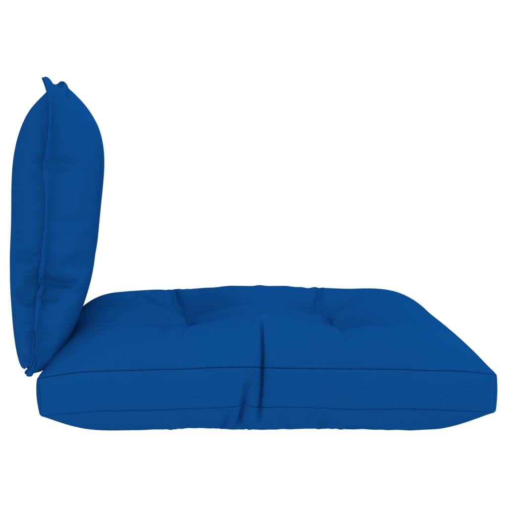 Palettensofa-Auflagen 2 Stk. Königsblau Stoff