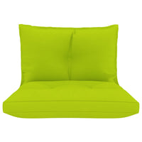Thumbnail for Palettensofa-Auflagen 2 Stk. Hellgrün Stoff