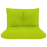 Thumbnail for Palettensofa-Auflagen 2 Stk. Hellgrün Stoff