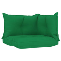 Thumbnail for Palettensofa-Auflagen 3 Stk. Grün Stoff