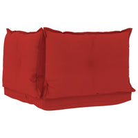 Thumbnail for Palettensofa-Auflagen 3 Stk. Rot Stoff