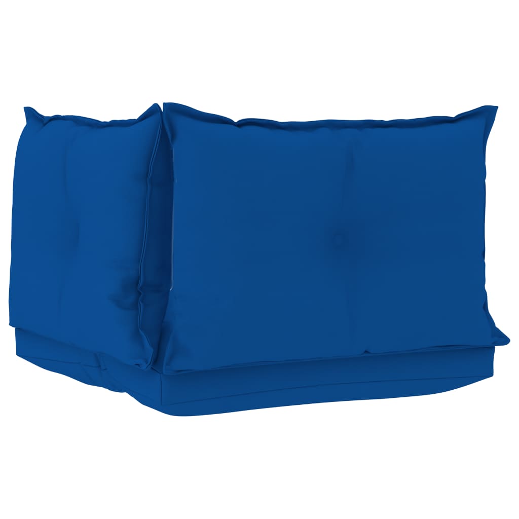 Palettensofa-Auflagen 3 Stk. Königsblau Stoff