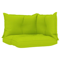Thumbnail for Palettensofa-Auflagen 3 Stk. Hellgrün Stoff