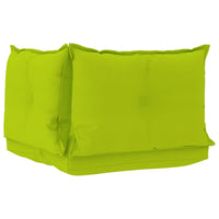 Thumbnail for Palettensofa-Auflagen 3 Stk. Hellgrün Stoff