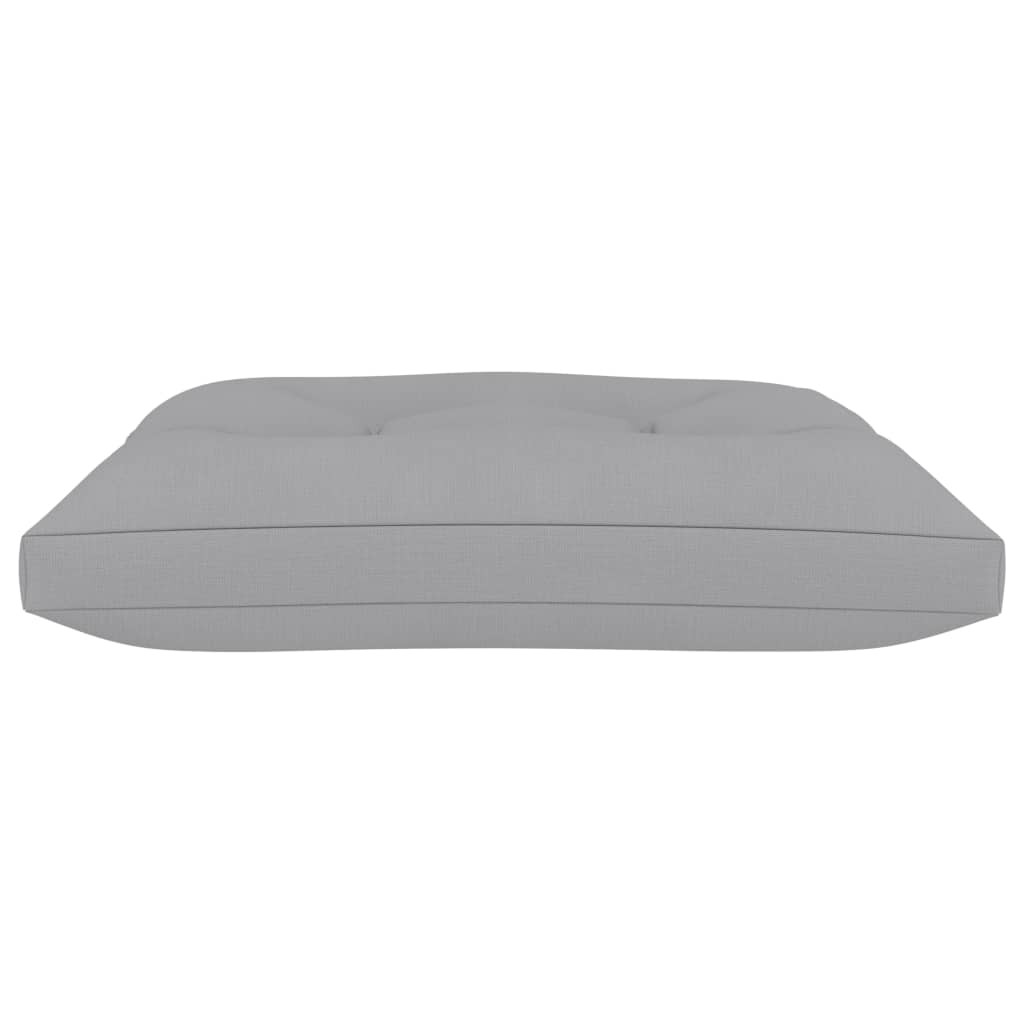 Palettenhocker-Auflage Grau Stoff
