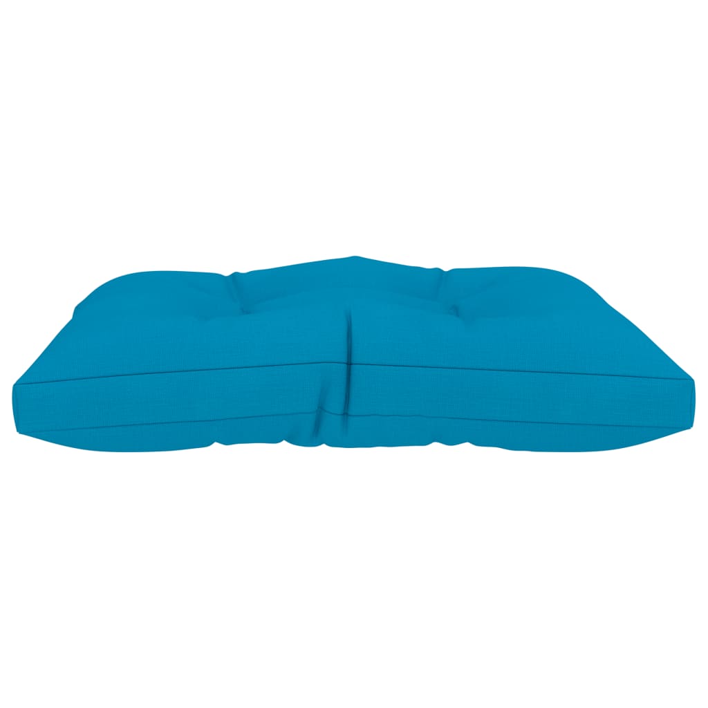 Palettenhocker-Auflage Blau Stoff