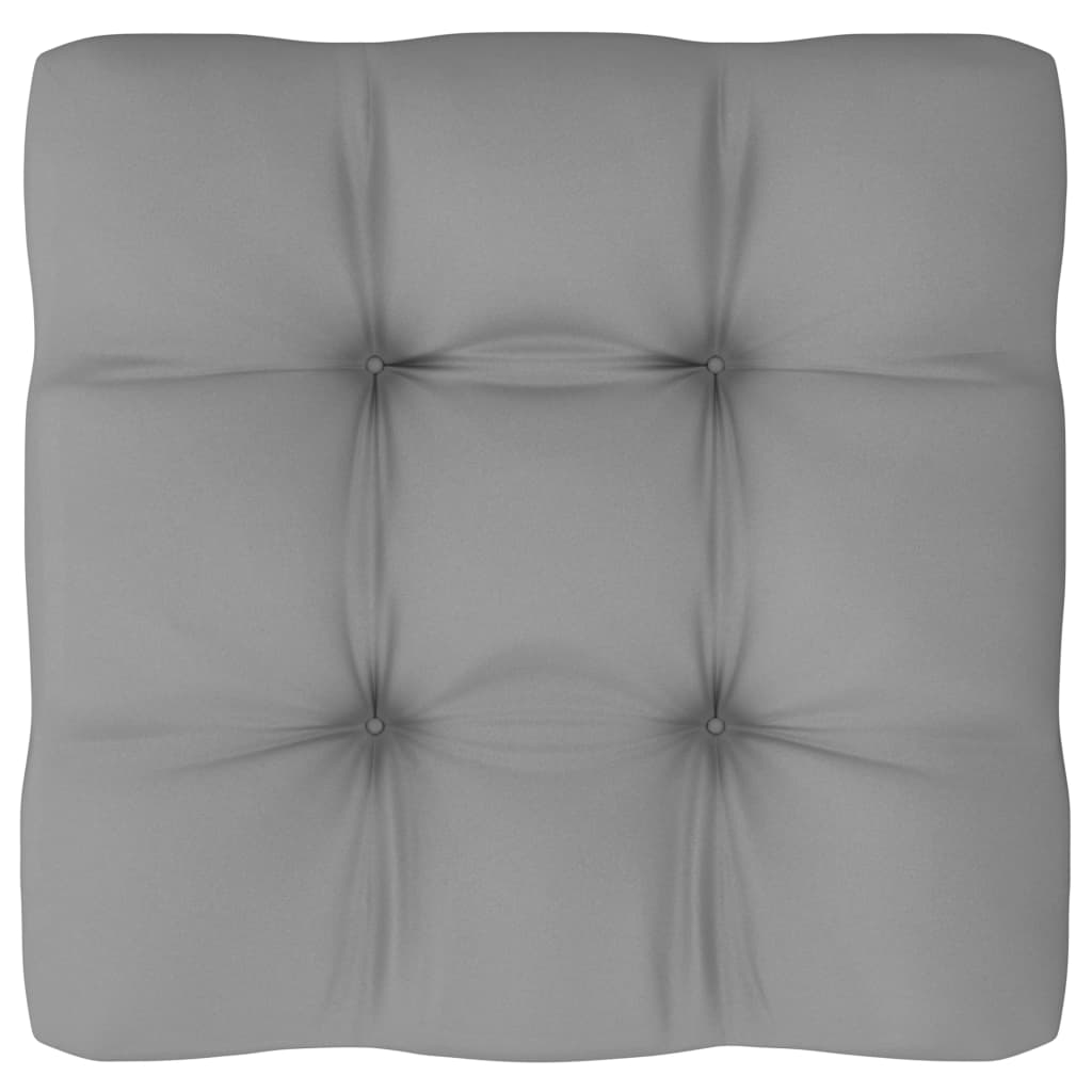 Palettensofa-Kissen Grau 58x58x10 cm