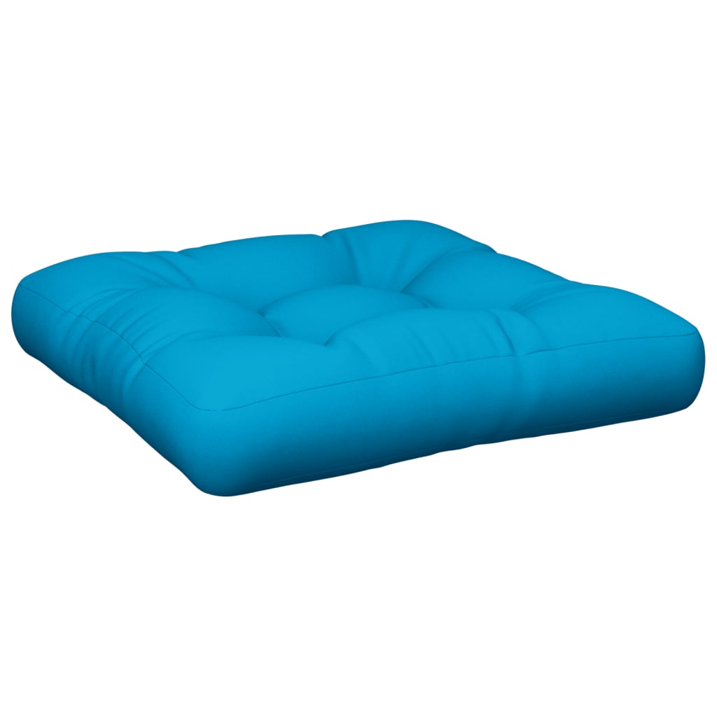 Palettenkissen Blau 58x58x10 cm Stoff