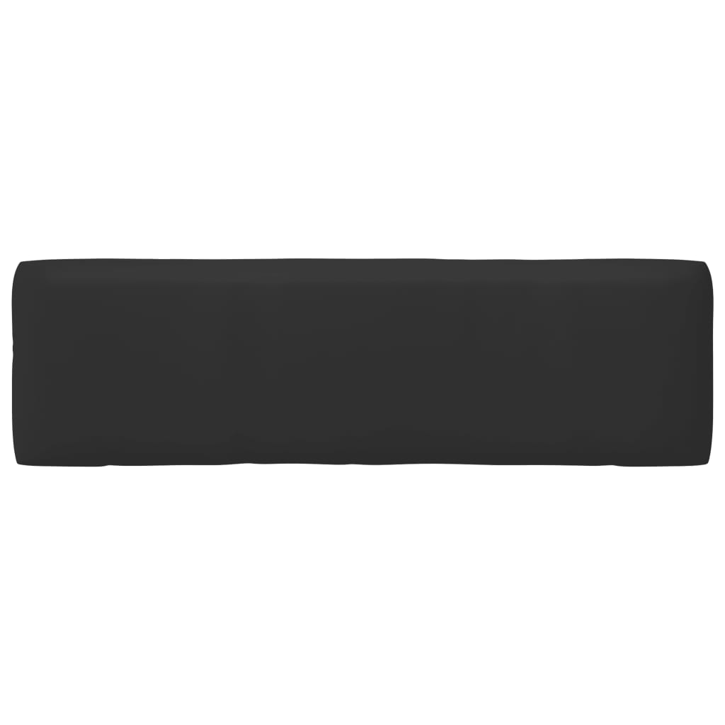 Palettensofa-Auflagen 2 Stk. Schwarz