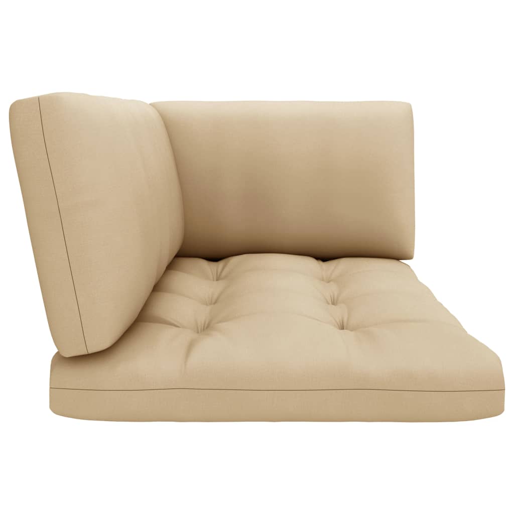 Palettensofa-Auflagen 3 Stk. Beige
