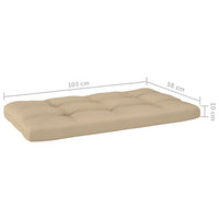 Thumbnail for Palettensofa-Auflagen 3 Stk. Beige