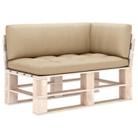 Thumbnail for Palettensofa-Auflagen 3 Stk. Beige