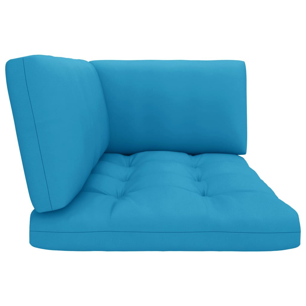 Palettensofa-Auflagen 3 Stk. Blau