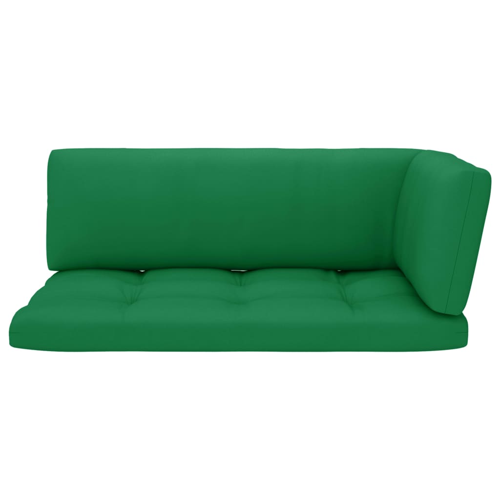 Palettensofa-Auflagen 3 Stk. Grün