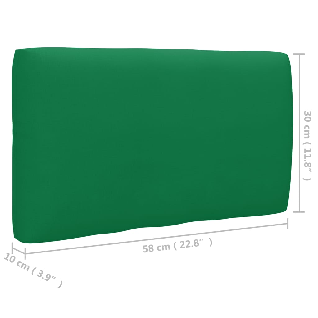 Palettensofa-Auflagen 3 Stk. Grün