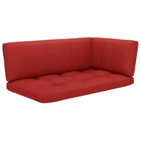 Thumbnail for Palettensofa-Auflagen 3 Stk. Rot