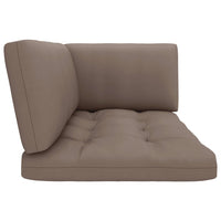 Thumbnail for Palettensofa-Auflagen 3 Stk. Taupe