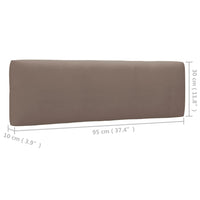 Thumbnail for Palettensofa-Auflagen 3 Stk. Taupe