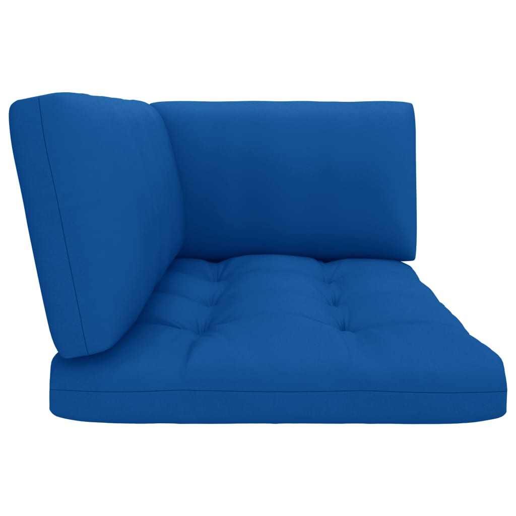 Palettensofa-Auflagen 3 Stk. Königsblau