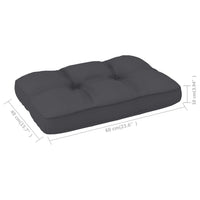 Thumbnail for Palettensofa-Kissen Anthrazit 60x40x10 cm