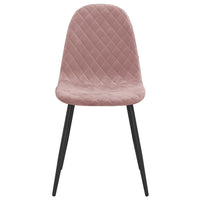Thumbnail for Esszimmerstühle 2 Stk. Rosa Samt