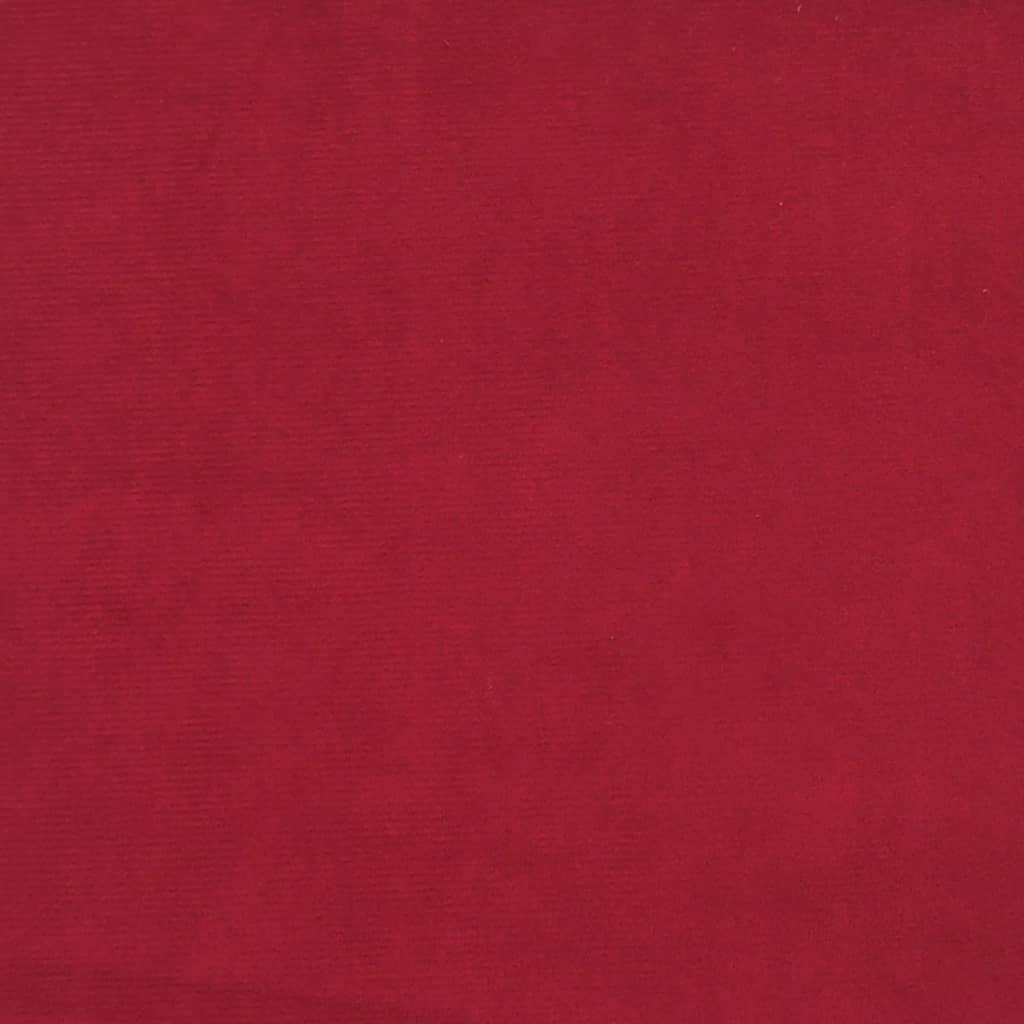 Esszimmerstühle 4 Stk. Weinrot Samt