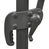 Thumbnail for Ampelschirm mit Mast und LED-Leuchten Azurblau 300 cm