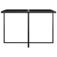 Thumbnail for 5-tlg. Garten-Essgruppe mit Kissen Poly Rattan Grau