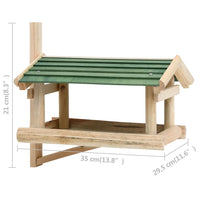 Thumbnail for Vogelfutterhaus Massivholz 35x29,5x21 cm