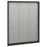 Thumbnail for Insektenschutz-Plissee für Fenster Aluminium Anthrazit 80x100cm
