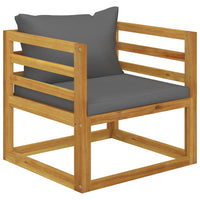 Thumbnail for 12-tlg. Garten-Lounge-Set mit Auflagen Massivholz Akazie