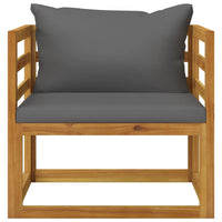 Thumbnail for 12-tlg. Garten-Lounge-Set mit Auflagen Massivholz Akazie