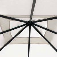 Thumbnail for Pavillon mit Pfostenabdeckungen 3x3x2,6 m Creme 160 g/m²