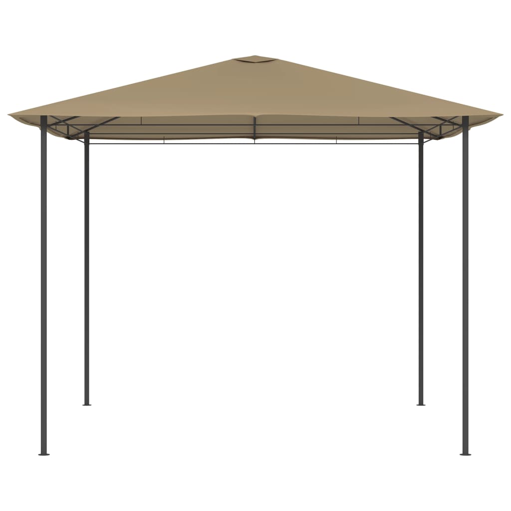 Pavillon 3x3x2,6 m Taupe 160 g/m²