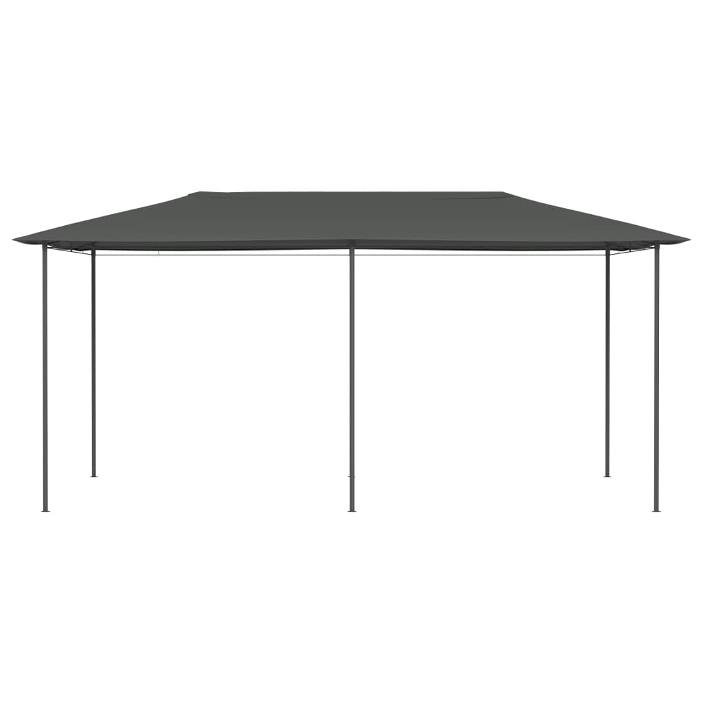 Pavillon 3x6x2,6 m Anthrazit 160 g/m²