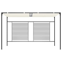 Thumbnail for Pavillon mit Ausziehbarem Dach 3x4x2,3 m Cremeweiß 180 g/m²