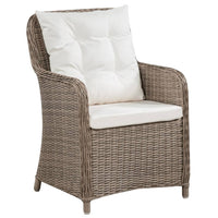 Thumbnail for 11-tlg. Garten-Essgruppe Poly Rattan Braun