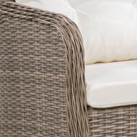 Thumbnail for 11-tlg. Garten-Essgruppe Poly Rattan Braun