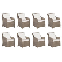 Thumbnail for 11-tlg. Garten-Essgruppe Poly Rattan