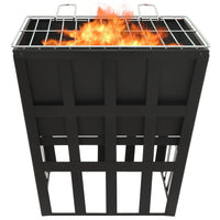 Thumbnail for 2-in-1 Feuerstelle und Grill 34x34x48 cm Stahl