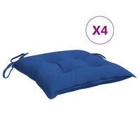 Thumbnail for Stuhlkissen 4 Stk. Blau 40x40x7 cm Oxford-Gewebe