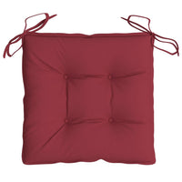 Thumbnail for Stuhlkissen 6 Stk. Weinrot 50x50x7 cm Oxford-Gewebe
