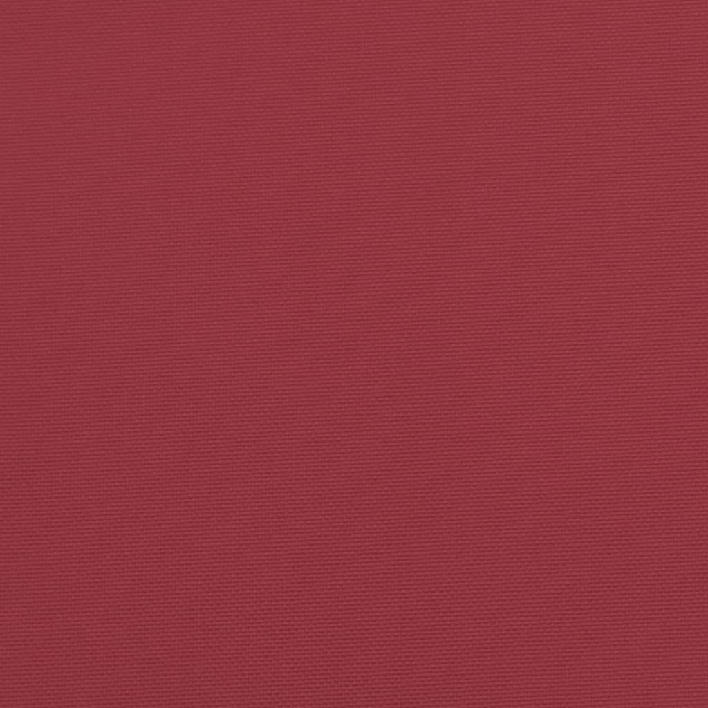 Stuhlkissen 6 Stk. Weinrot 50x50x7 cm Oxford-Gewebe