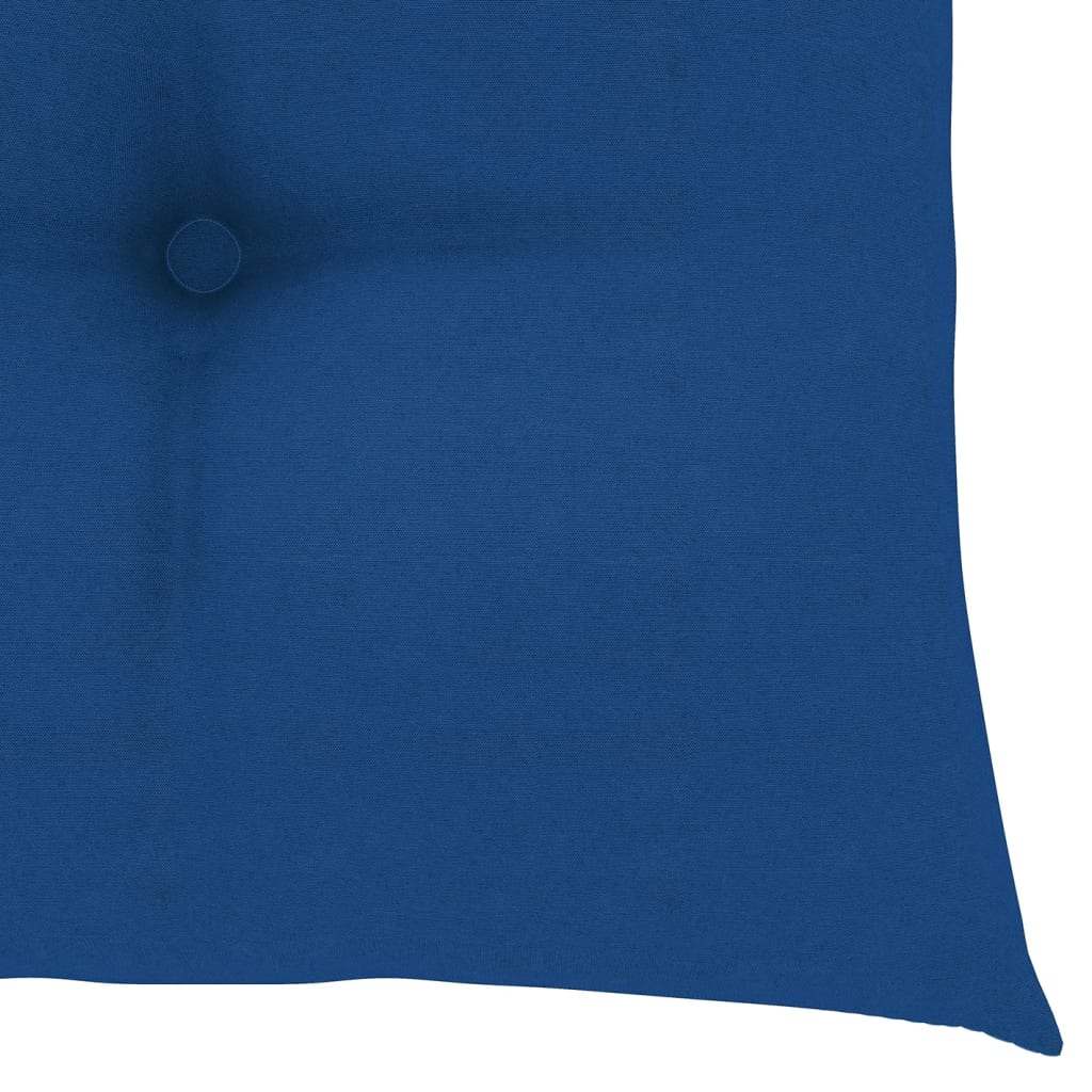 Stuhlkissen 2 Stk. Blau 50x50x7 cm Stoff