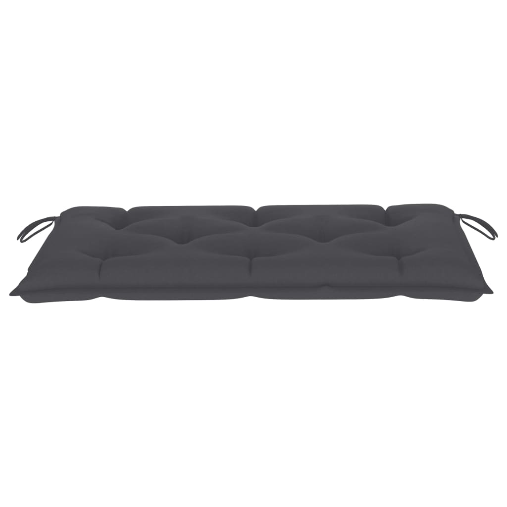 Gartenbank-Auflage Anthrazit 100x50x7 cm Stoff