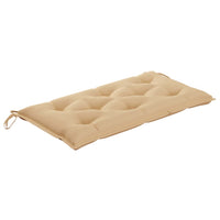 Thumbnail for Gartenbank-Auflage Beige 100x50x7 cm Stoff