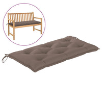 Thumbnail for Gartenbank-Auflage Taupe 100x50x7 cm Stoff
