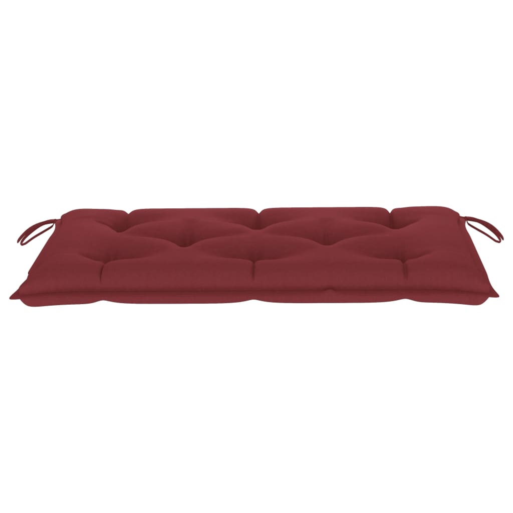 Gartenbank-Auflage Weinrot 100x50x7 cm Stoff