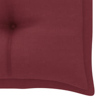 Thumbnail for Gartenbank-Auflage Weinrot 100x50x7 cm Stoff
