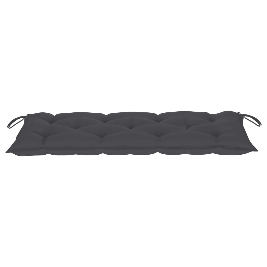 Gartenbank-Auflage Anthrazit 120x50x7 cm Stoff